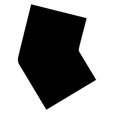 Ergomat DuraStripe Supreme 2in 45 degrees Angle Corners Black, 75PK DSV-C2-BK-45Angle-KIT